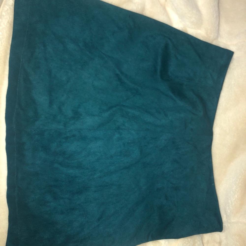 Forest green skirt